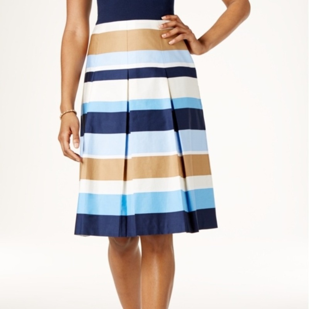 Charter Club | Striped Cotton Print Skirt
